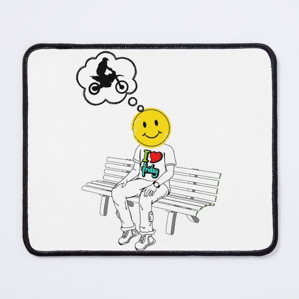 Item preview, I Love Motocross Smiley designed and sold by BadKraut.
