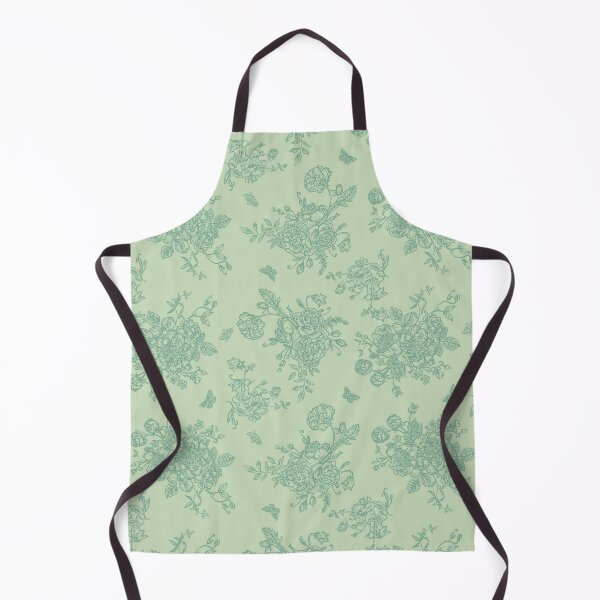 Item preview, Vintage Floral Pattern in Chinese Porcelain Style (Green) designed and sold by ‧͙⁺˚*･༓☾ Moon Saikia ☽༓･*˚⁺‧͙.