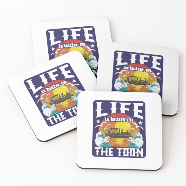 Item preview, Life Is Better On The Toon - Funny Pontoon Boat Pontooning - Pontoon Boat Boating Gift For designed and sold by JenniaStore.