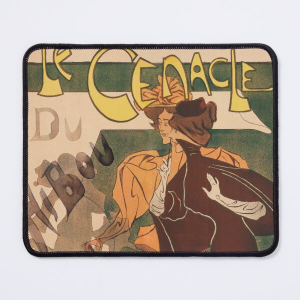 Item preview, LE CENACLE Magazine 1897 Vintage French Poster by Victor Mignot designed and sold by retroposters.