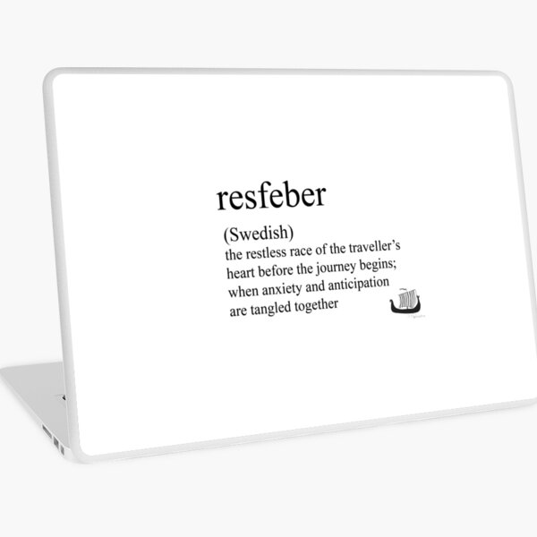 Swedish Resfeber Definition Art Print Inspiring Travel Quote -  Norway