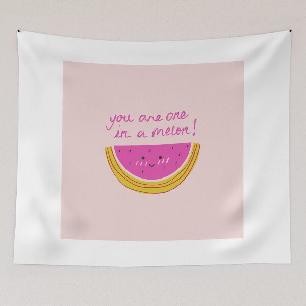 Item preview, melon witty valentines quotes designed and sold by leahbaderart.