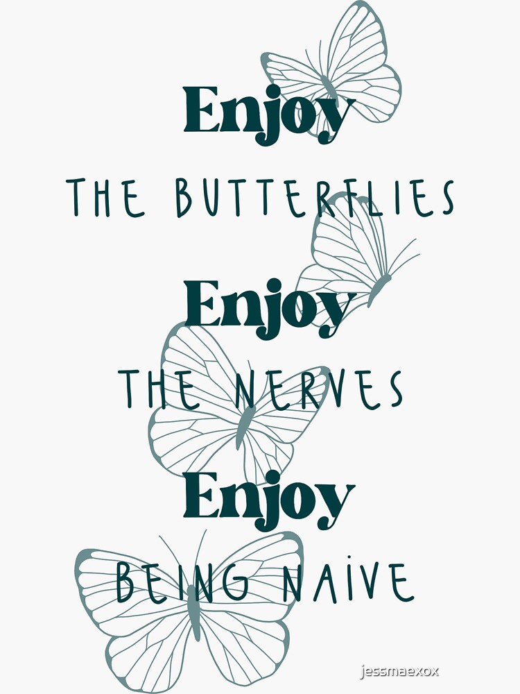 daniel ricciardo butterfly quote sticker  sale  jessmaexox