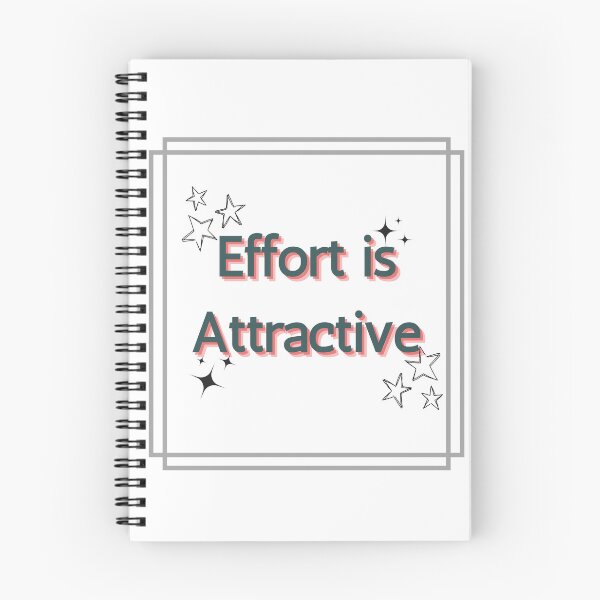 Item preview, Effort is Attractive designed and sold by Glorious-Goods.