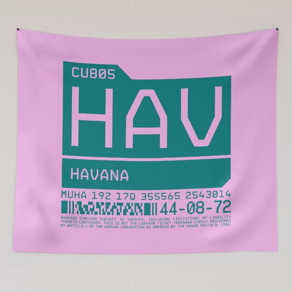 Item preview, Luggage Tag C - HAV Havana Cuba designed and sold by VoodooCircus.