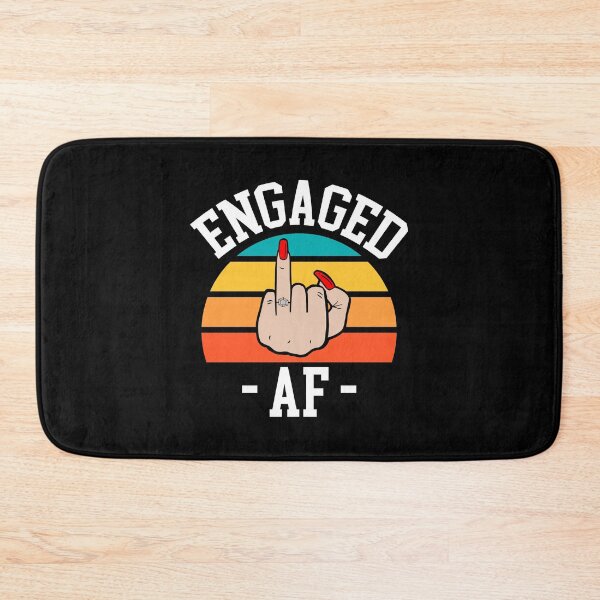 Item preview, Retro Sunset Engaged AF designed and sold by DAFIN.