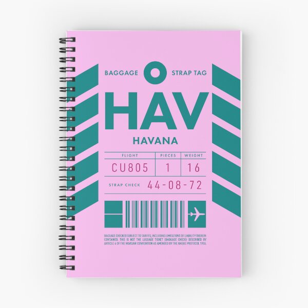 Item preview, Luggage Tag D - HAV Havana Cuba designed and sold by VoodooCircus.