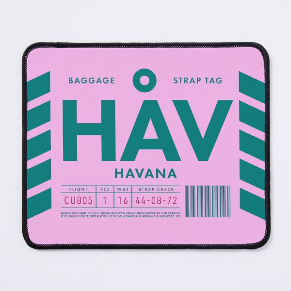 Item preview, Luggage Tag D - HAV Havana Cuba designed and sold by VoodooCircus.