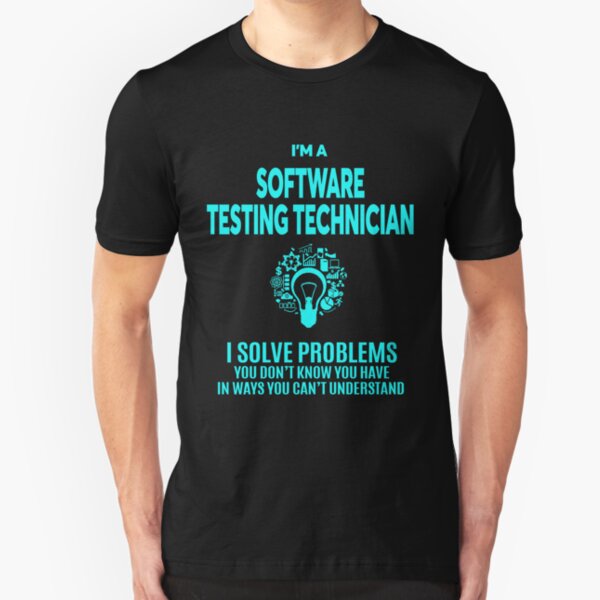 SOFTWARE TESTING TECHNICIAN BEST DESIGN 2017 Slim Fit T-Shirt