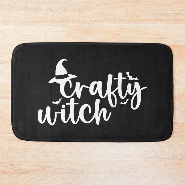 Item preview,  Halloween crafty witch crafting woman in black and white designed and sold by portrait4you.
