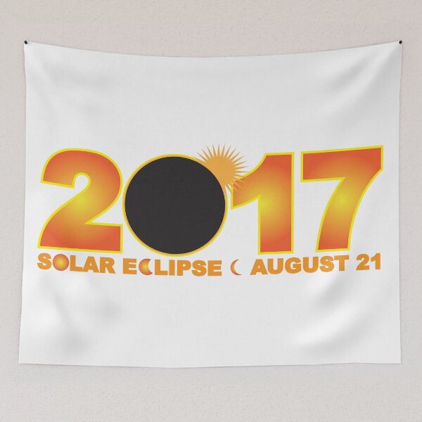 Item preview, 2017 Solar Eclipse Numeral Text Illustration designed and sold by jpldesigns.