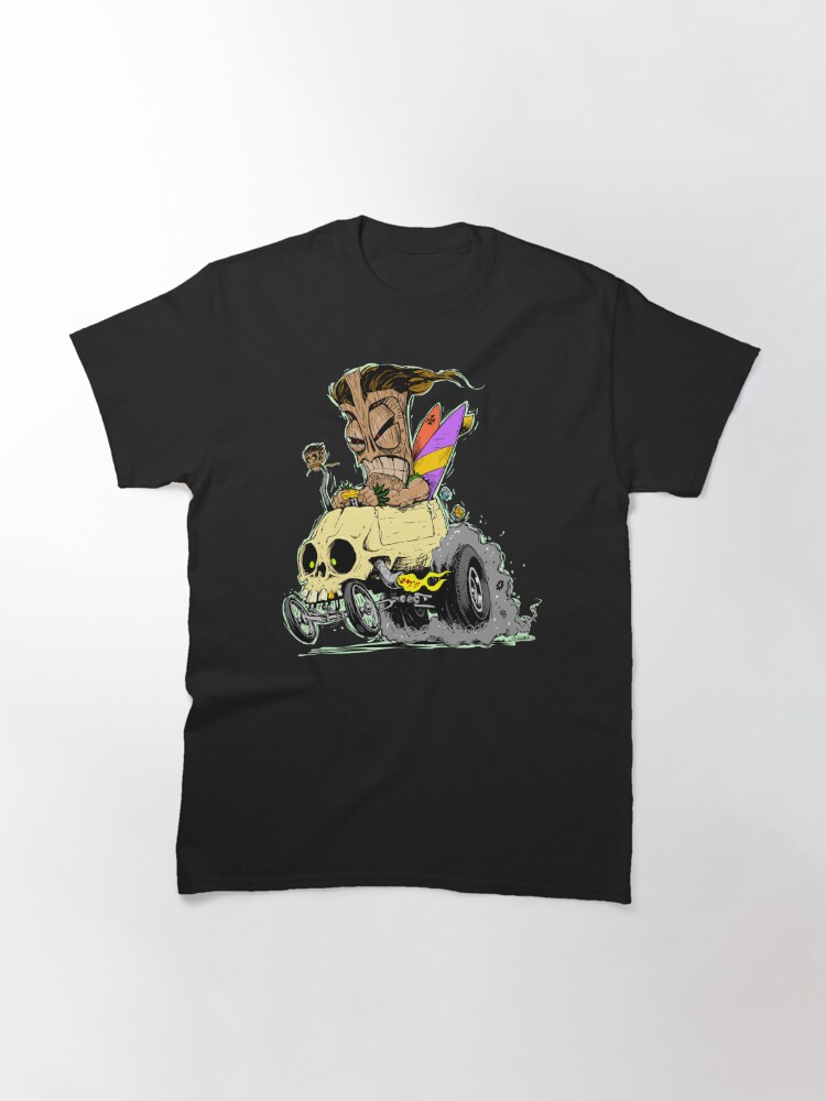 Classic T-Shirt, SKULL DRIVING TIKI  designed and sold by George Webber