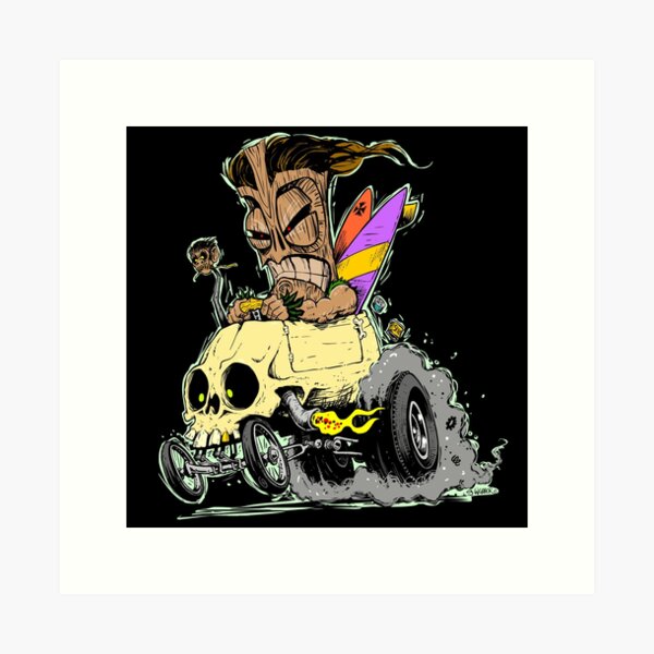 Item preview, SKULL DRIVING TIKI  designed and sold by George Webber.