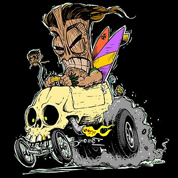 Artwork thumbnail, SKULL DRIVING TIKI by George Webber