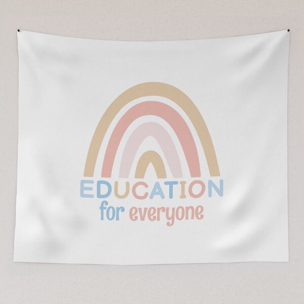 Item preview, Rainbow - Education for everyone designed and sold by Think4Prints.