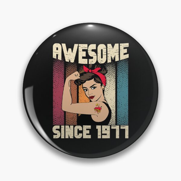 Item preview, 45 Year Old Awesome Since 1977 45th Birthday Women   designed and sold by lhkmmo44.