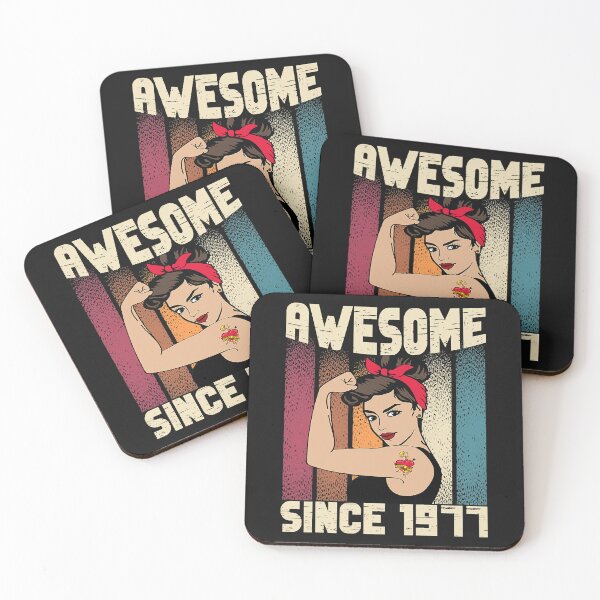 Item preview, 45 Year Old Awesome Since 1977 45th Birthday Women   designed and sold by lhkmmo44.