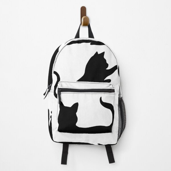 Item preview, Set black silhouettes of cats and kittens cat footprints isolated on a white background designed and sold by paolboa.