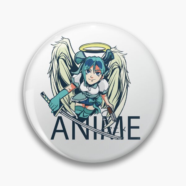 Item preview, Anime angel girl with sword and gun designed and sold by Rob-Son.