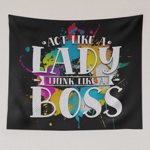 Item preview, Act like a lady think like a boss designed and sold by RebeccaRe.