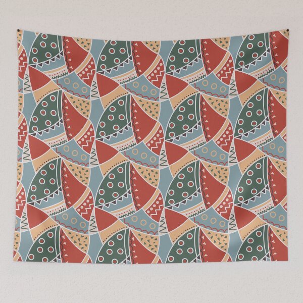 Item preview, ethnic colorful ornament designed and sold by Olyanazh.