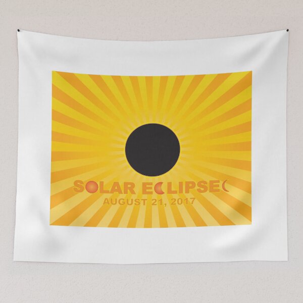 Item preview, 2017 Total Solar Eclipse Sun Rays Background Illustration designed and sold by jpldesigns.
