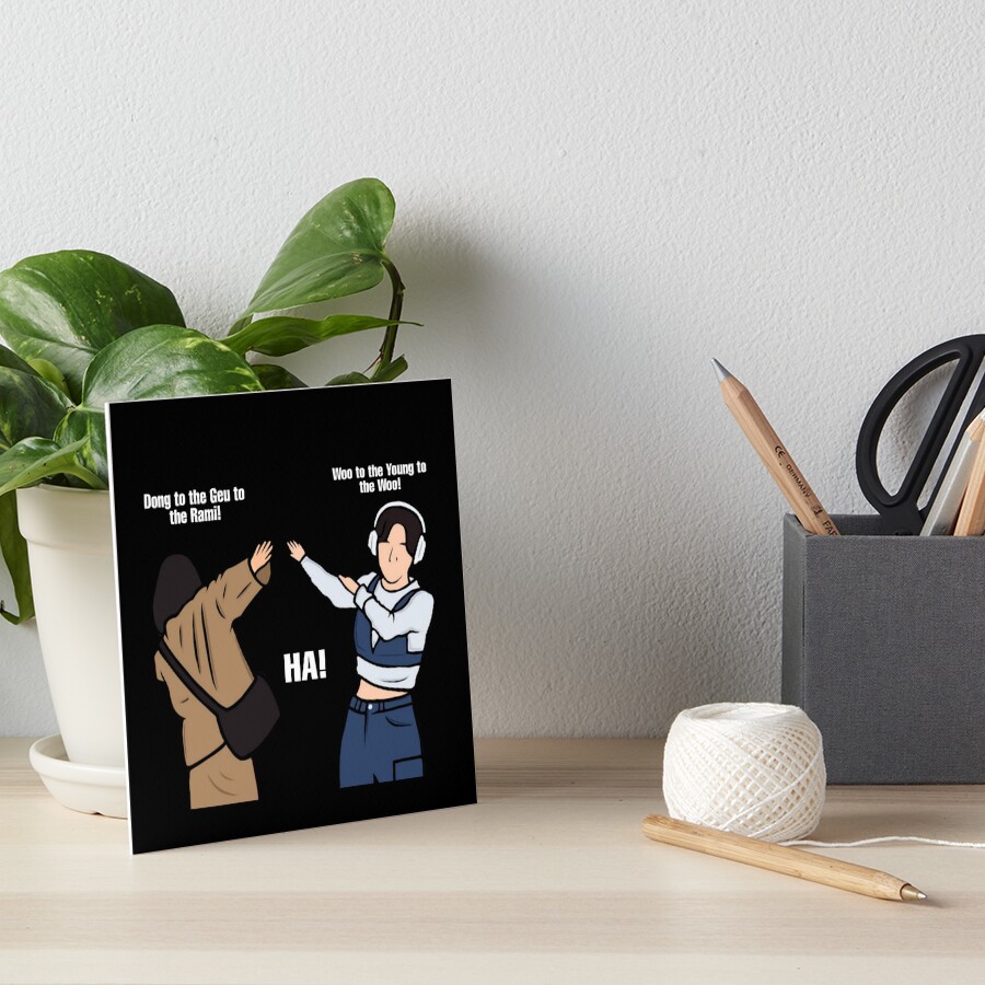 "Extraordinary attorney woo young woo" Art Board Print for Sale by