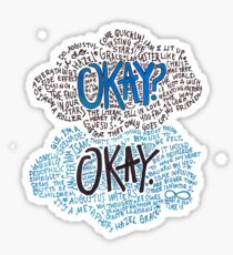 Okay Collage Sticker