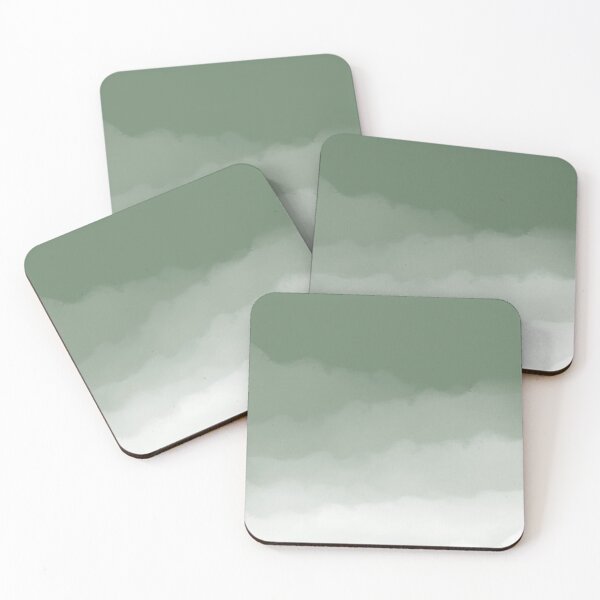 Item preview, Ombre paint color wash (sage green/white)throw pilliow designed and sold by MaRa ★★★★★.
