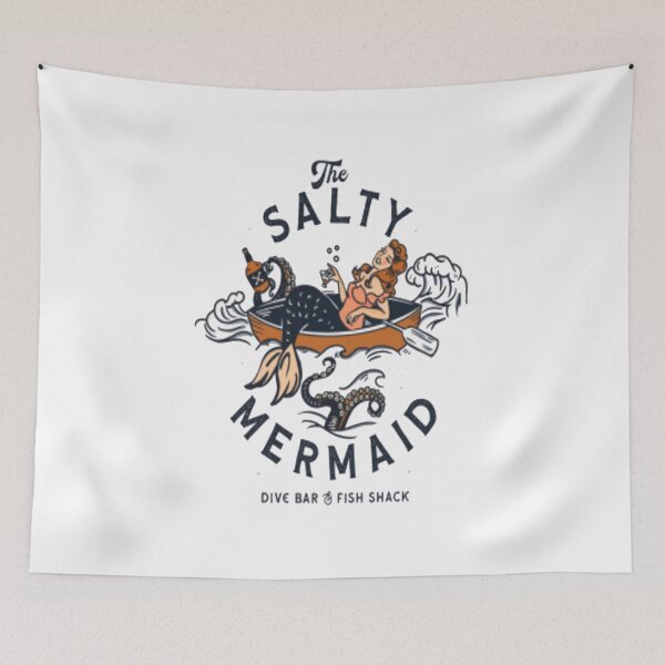 Item preview, The Salty Mermaid Dive Bar and Fish Shack designed and sold by MaryMaster.