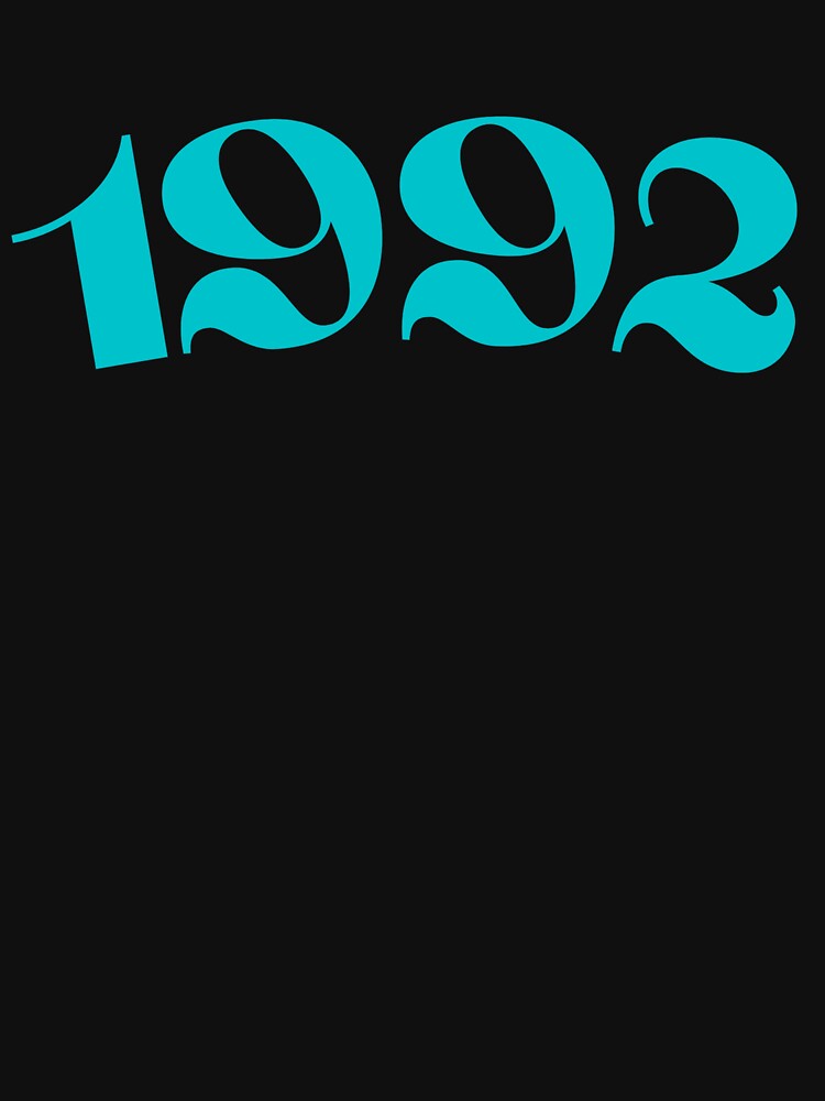 BIRTH YEAR 1992 T SHIRT by crazyclans