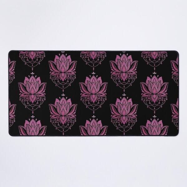 Item preview, Black and pink lotus flower design designed and sold by Melissa Renee.
