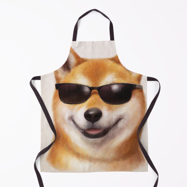 Item preview, Shiba Inu Wearing Sunglasses Watercolor designed and sold by maniacfitness.