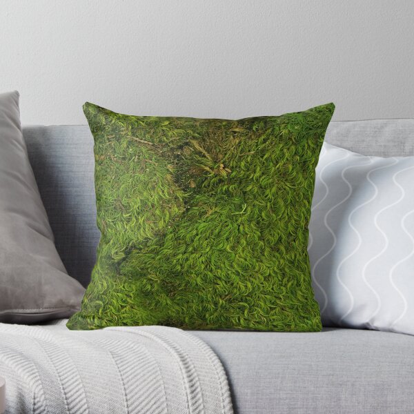 World of Moss III Throw Pillow