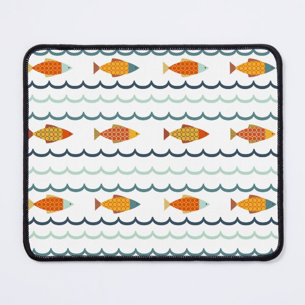 Item preview, geometric fish pattern designed and sold by Angela Sbandelli.