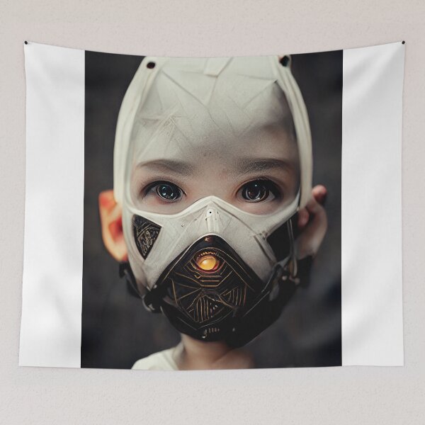 Item preview, Future Child Wearing Mask designed and sold by nwoimages.