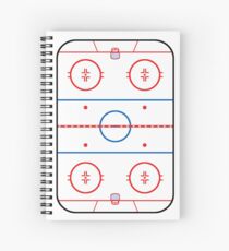 Eisbahn Diagramm Hockey Spiel Companion Spiralblock