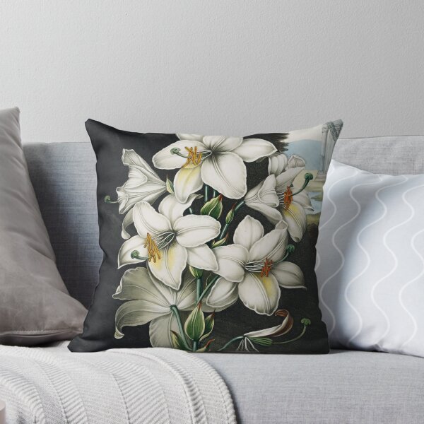 Item preview, The White Lily - The Temple of Flora designed and sold by Vintage Wall Art.