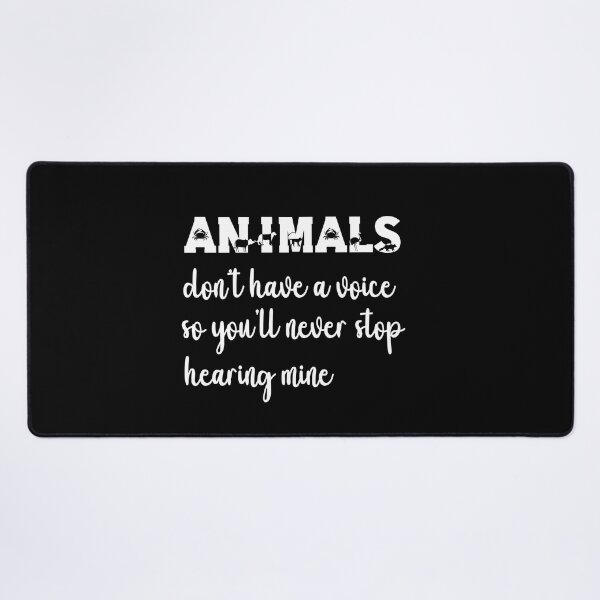 Item preview, Animals Don't Have A Voice, Wildlife Warrior designed and sold by SportyDogShop.