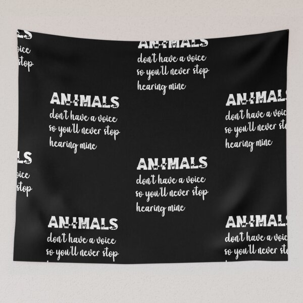 Item preview, Animals Don't Have A Voice, Wildlife Warrior designed and sold by SportyDogShop.