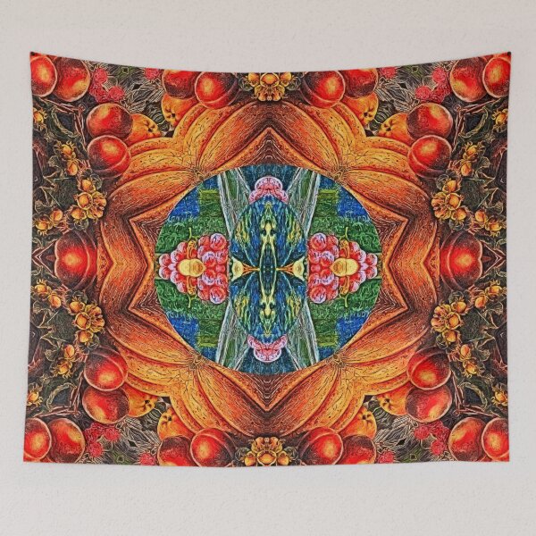 Item preview, STIMULATING AND FUNNY PAINTING WINDOW WITH COLORFUL SCENTS AND AUTUMN FRUITS. designed and sold by Ralek.