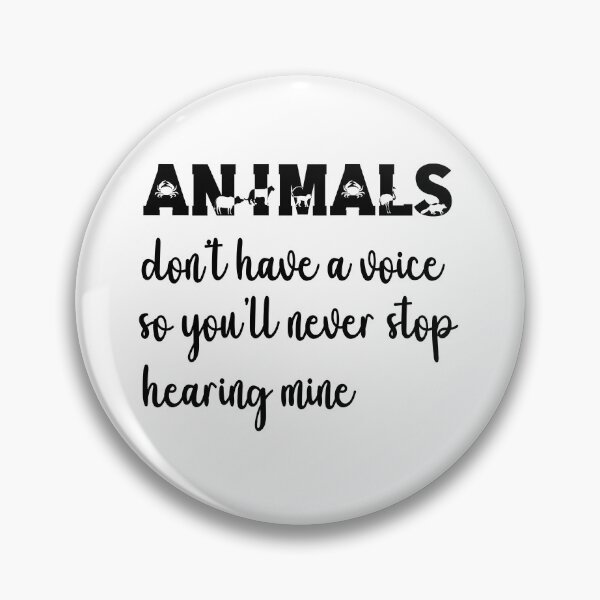Item preview, Animals Don't Have A Voice, Wildlife Warrior designed and sold by SportyDogShop.