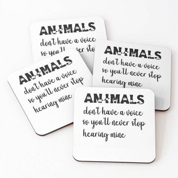 Item preview, Animals Don't Have A Voice, Wildlife Warrior designed and sold by SportyDogShop.