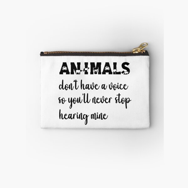 Item preview, Animals Don't Have A Voice, Wildlife Warrior designed and sold by SportyDogShop.