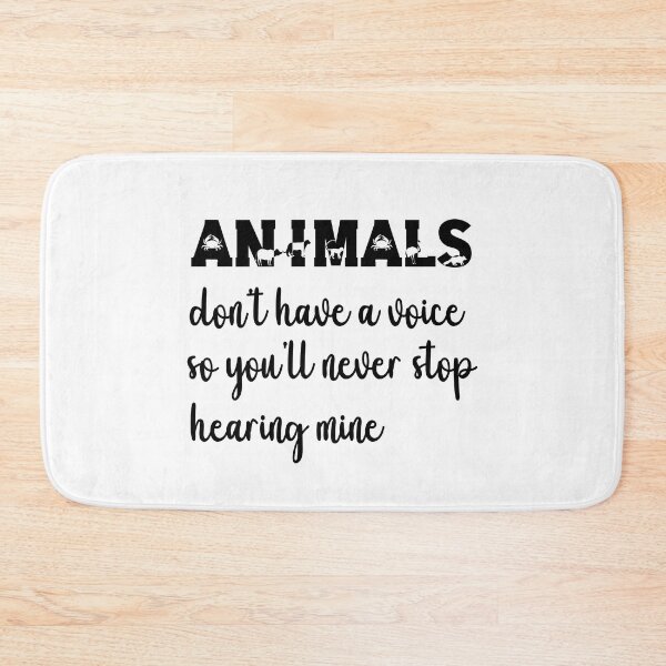 Item preview, Animals Don't Have A Voice, Wildlife Warrior designed and sold by SportyDogShop.