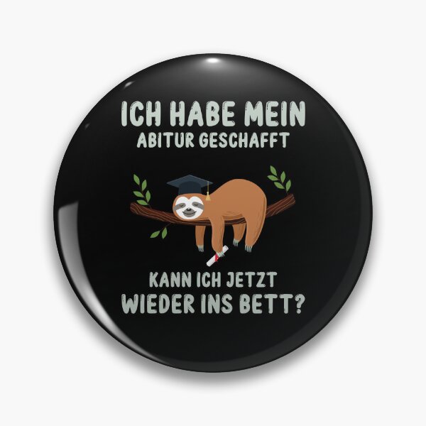 Item preview, Abitur Geschafft Wieder In Bett Abiturient Geschenk Faultier designed and sold by Lenny Stahl.