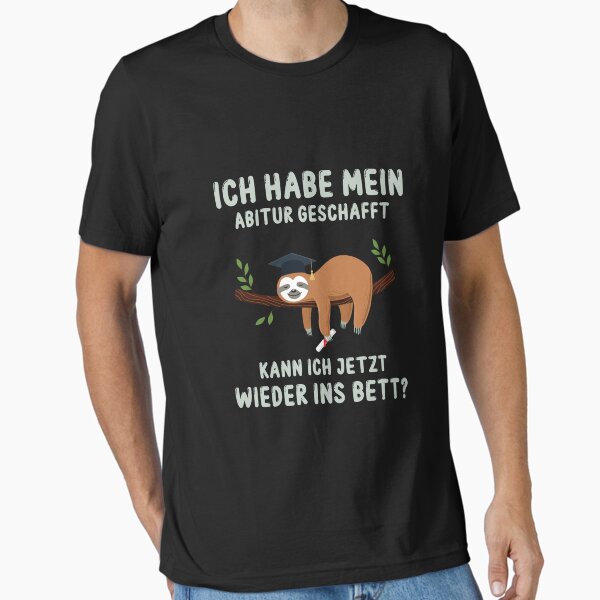 Artikel-Vorschau von Abitur Geschafft Wieder In Bett Abiturient Geschenk Faultier, designt und verkauft von Lenny Stahl.
