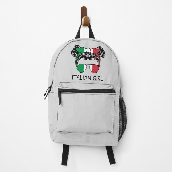 Item preview, Italy Flag - Italian Girl With Messy Buns I designed and sold by Lemon Pepper.