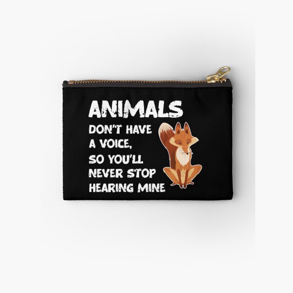 Item preview, Animals Don't Have A Voice, Wildlife Warrior designed and sold by SportyDogShop.