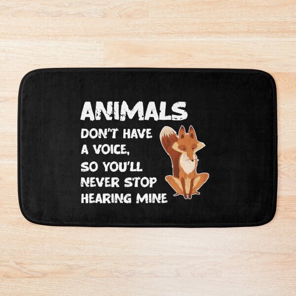 Item preview, Animals Don't Have A Voice, Wildlife Warrior designed and sold by SportyDogShop.